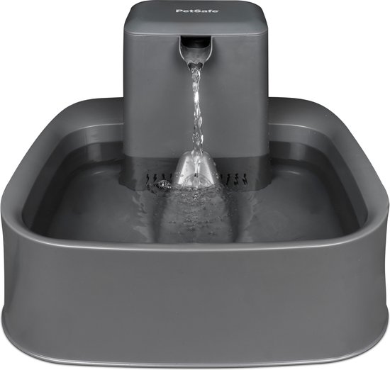 PetSafe Drinkwell® 7.5 litre Pet Fountain - Drinkfontein voor grote honden - Met vrijvallende waterstroom en verstelbare stroomsnelheid - 7,5 liter - Drinkfontein 7,5 liter