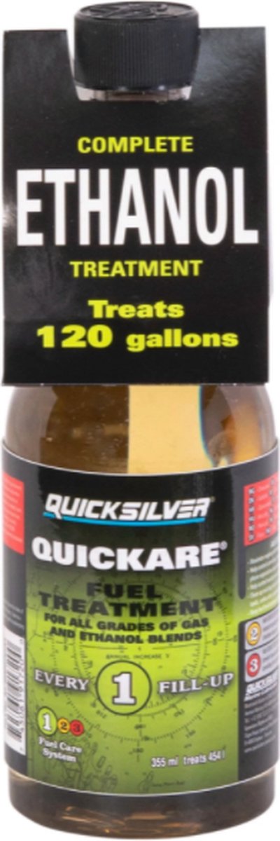 Quicksilver Boats Quickcare 355ml Brandstofadditief Transparant