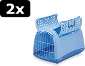 2x - TRANSPORTBOX LINUS CABRIO BLAUW