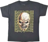 Iron Maiden Kinder Tshirt -Kids tm 12 jaar- Big Trooper Head Zwart