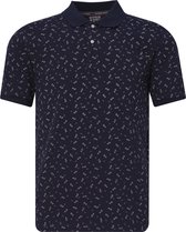 Scotch and Soda - Donkerblauwe polo - S - Modern-fit
