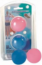 rainingsballen 5 cm roze/blauw 2 stuks