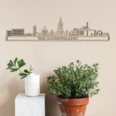 Skyline Valkenswaard Populierenhout 90 Cm Wanddecoratie Voor Aan De Muur Met Tekst City Shapes