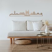 Skyline Sneek Eikenhout 165 Cm Wanddecoratie Voor Aan De Muur Met Tekst City Shapes