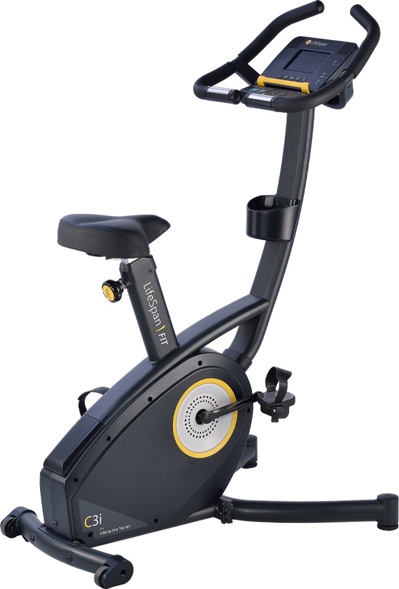 LifeSpan - Hometrainer Upright Bike C3i - 20 Trainingsprogrammas - LCD Scherm - Bluetooth - Verstelbaar