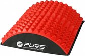 buikspiertrainingskussen 30 x 28 cm foam rood