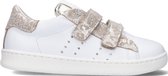 Clic! Cl-9476 Lage sneakers - Leren Sneaker - Meisjes - Wit - Maat 29