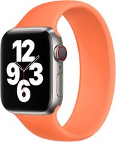 Apple Solobandje voor de Apple Watch Series 1 / 2 / 3 / 4 / 5 / 6 / 7 / 8 / 9 / SE / Ultra (2) - 42 / 44 / 45 / 49 mm - Maat 4 - Kumquat