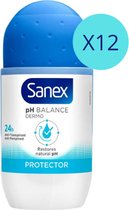 Sanex Deodorant roller - Dermo (Voordeelverpakking) - 12 x 50 ml
