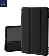 WiWu - Tablet hoes geschikt voor Apple iPad Air 11 (2024/2025) / Apple iPad Air 2022 10.9 inch - Schokbestendige Tri-Fold Case met TPU frame - Alpha Smart Folio Case - Zwart