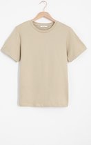 Sissy-Boy - Beige basic katoenen T-shirt