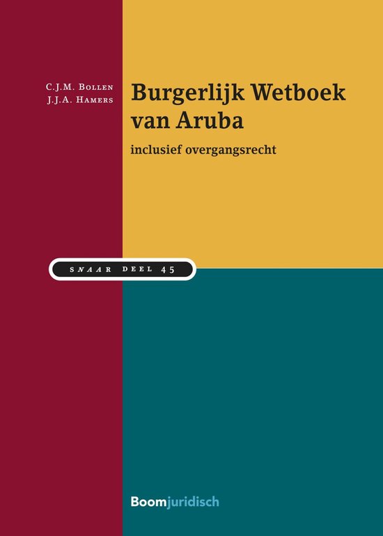 Burgerlijk Wetboek van Aruba - cover