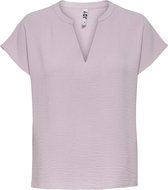Jacqueline de Yong T-shirt Jdylion S/s Top Wvn 15249287 Lavender Frost Dames Maat - 34