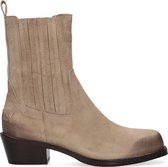 Shabbies 182020341 Cowboylaarzen - Western Laarzen - Dames - Beige - Maat 38