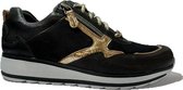 Durea Sneaker 6261 688 9440 Zwart Goud Wijdte K