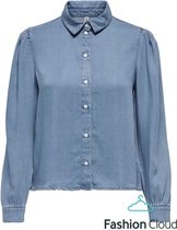 Only Billie Denim Life Dnm Shirt Medium Blue Denim BLAUW XS