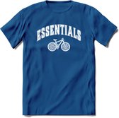 Bike EssentialsT-Shirt | Souvenirs Holland Kleding | Dames / Heren / Unisex Koningsdag shirt | Grappig Nederland Fiets Land Cadeau | - Donker Blauw - S
