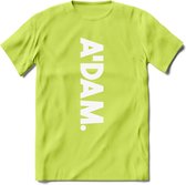 A'Dam Amsterdam T-Shirt | Souvenirs Holland Kleding | Dames / Heren / Unisex Koningsdag shirt | Grappig Nederland Fiets Land Cadeau | - Groen - XL