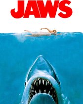 Poster - Originele Film Poster Jaws uit 1975, Premium print, bevestigingsmateriaal inbegrepen