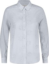 Red Button blouse SRB3019 - blauw