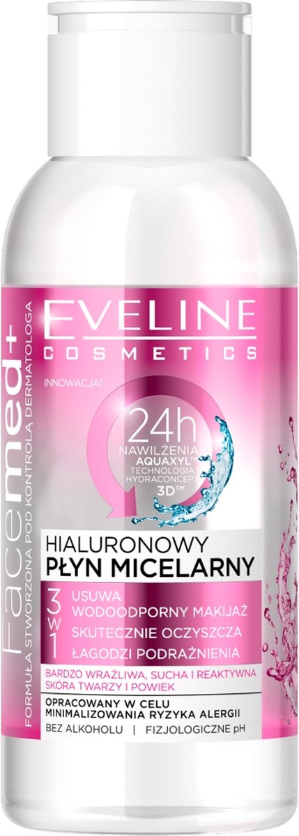 Eveline Cosmetics Facemed+ Hyaluronic Micellar Water Mini 100ml.