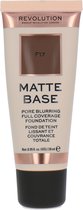 Makeup Revolution Matte Base Pore Blurring Full Coverage Foundation - F17