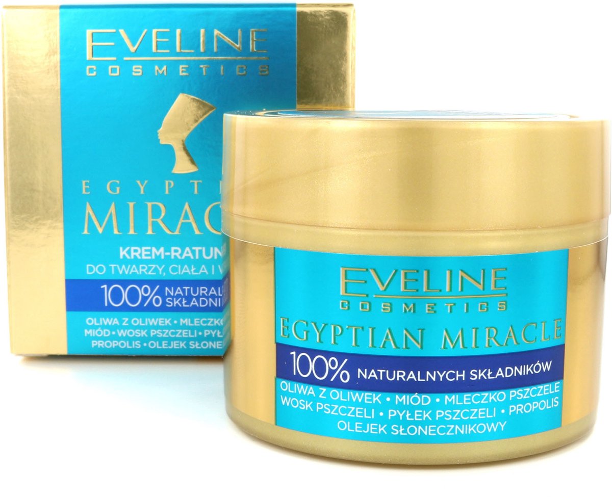 Eveline Cosmetics Egyptian Miracle Face, Body And Hair Rescue Cream 40ml.