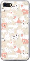 Geschikt voor iPhone SE 2020 hoesje - Patronen - Hond - Hondenvoer - Jongens - Meisjes - Kinderen - Kind - Siliconen Telefoonhoesje
