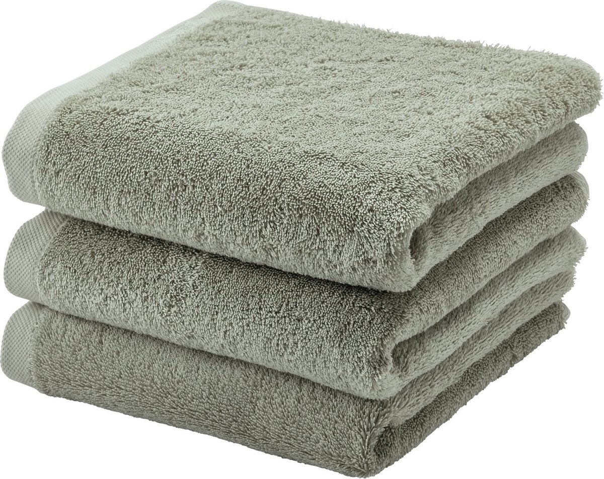 Aquanova handdoek London - 55x100 cm - Set van 6 - Thyme
