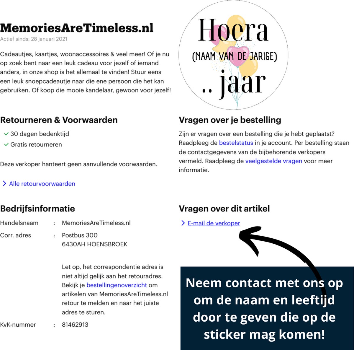20 x Gepersonaliseerde Stickers Verjaardag | Kinderfeest Traktatie | Eigen Naam Op Traktatiestickers Laten Drukken | Leeftijd | 40 mm Rond — afbeelding 3