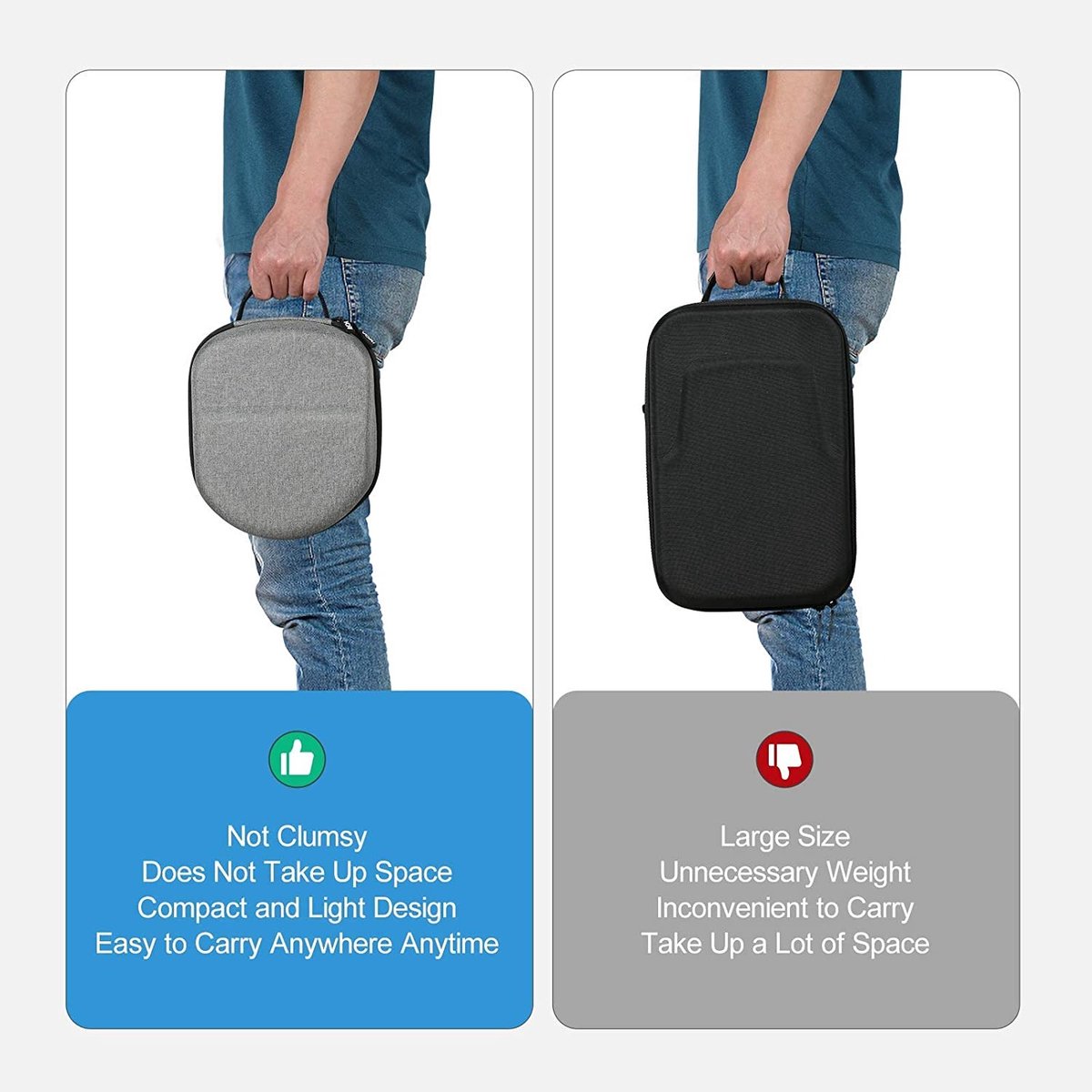 Case geschikt voor Oculus quest 2 GRIJS - vr bril CASE geschikt voor PS4 - PC - Xbox - Sony accessoires