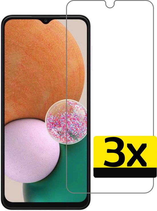 Glas de protection d'écran Samsung Galaxy A13 4G - Glas trempé de protection d'écran Samsung A13 4G - Glas de protection d'écran Samsung A13 4G Extra fort - 3 pièces