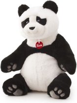 Trudi - Classic Panda Kevin (L-26517) - Pluche knuffel - Ca. 38 cm (Maat L) - Geschikt voor jongens en meisjes - Zwart/Wit