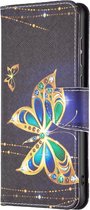 Diamant vlinder book case hoesje Samsung Galaxy A33