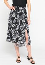 Lola Liza Midi bloemenrok - Black - Maat 34