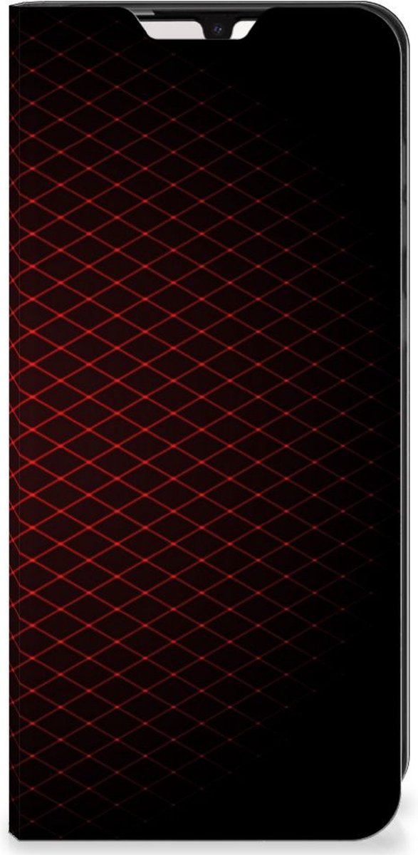 Samsung Galaxy A33 5G Hoesje met Magneet Geruit Rood