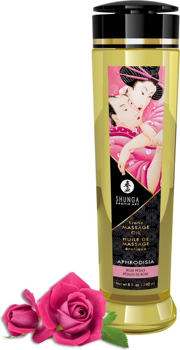 Goedkoopste Shunga - Massageolie - Afrodisiac Roses