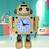 De Professor en Kwast - Kinderwekker Robot (Geel) + Animatie On Demand