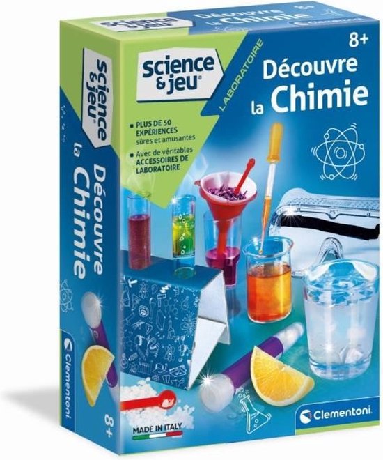 CLEMENTONI Science & Game - Explorez la chimie - Jeu scientifique