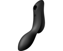 Satisfyer, drukgolfvibrator, Curvy Trinity 2, 17 cm, 3 motoren, veelzijdig, drukgolven en trillingen