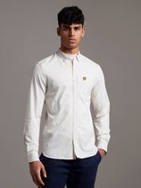 LS Slim Fit Gingham Shirt W345 White/ Sesame