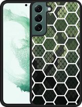 Galaxy S22+ Hardcase hoesje Snakeskin Honeycomb - Designed by Cazy