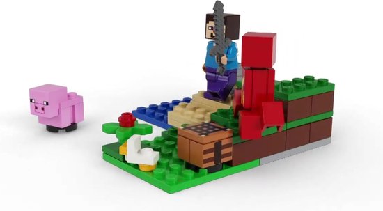 LEGO Minecraft De Creeper Hinderlaag - 21177 | bol