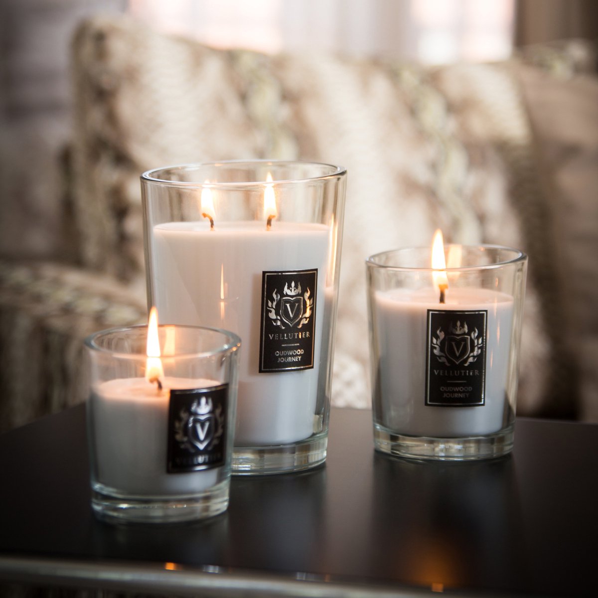 Vellutier Candle | Oudwood Journey - DKW woonvision