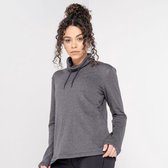 De Dare2B Swoop Luxe sweater - outdoortrui - dames - overhead - grote kraag - Grijs