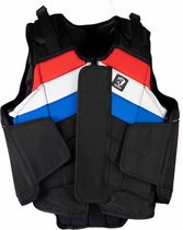 bodyprotector FlexPlus nylon/EVA zwart maat S