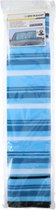 zonnescherm 130 x 60 cm polyester blauw/wit