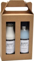giftset Message on a bottle dames wit 2-delig