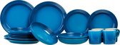 Le Creuset Serviesset Marseille Blue 16-Delig