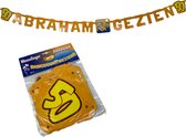 Abraham 50 jaar versiering letterslinger ‘Abraham Gezien’